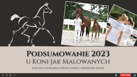 2.01.24 2023 u KoniJakMalowanych - sukcesy i ogromna strata, nowe i sprzedane konie